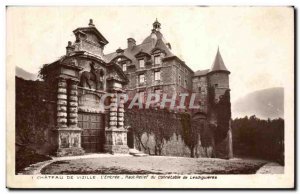 Old Postcard Chateau De Vizille L & # 39Entree High Relief of the Connetable ...