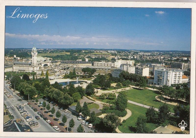 BF31394 limoges h v vue panoramique sur la ville france front/back image