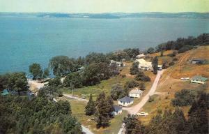 Roseneath Ontario Canada Cox Camp Birdseye View Vintage Postcard K57244