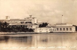 RPPC BOCA RATON CLUB Delray Beach, Florida Palm Beach County 1940s Vintage Photo