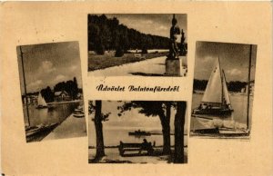 CPA Balatonfured- souvenir HUNGARY (839286)