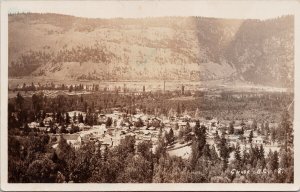 Chase BC Birdseye Town View British Columbia Unused Real Photo Postcard H27