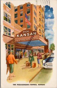 The Pick-Kansan Topeka Kansas Postcard PC265