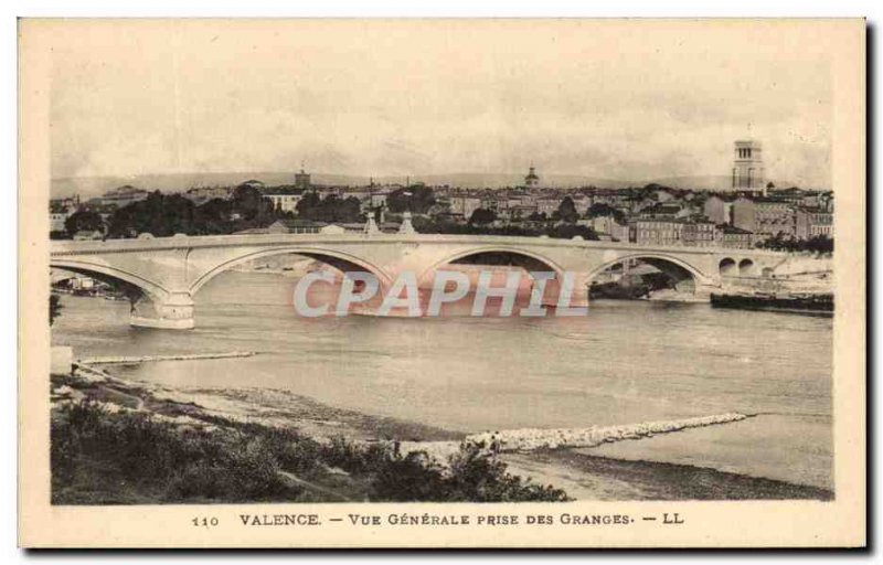 Old Postcard Jack Valencia Vue Generale Des Granges