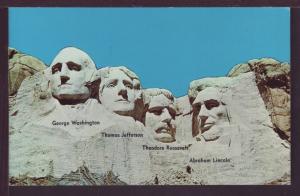 Mount Rushmore Black Hills SD Post Card 3734