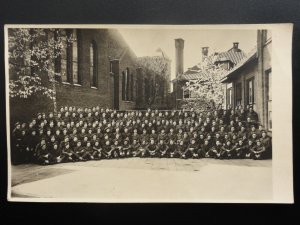 Military: Group Portrait Unknown Soldiers RP Old Postcard
