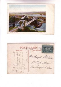 Bridge, Falls, St John New Bruswick, Used 1908