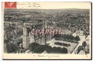 Old Postcard Nevers Panoramic