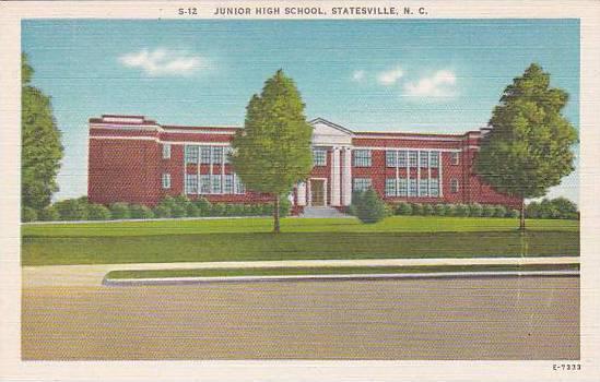 North Carolina Statesville Junior High School