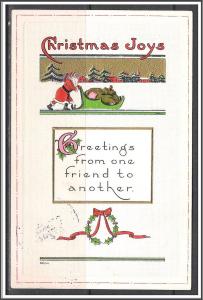 Christmas Joys - Greetings Friend - Embossed - [MX-178]