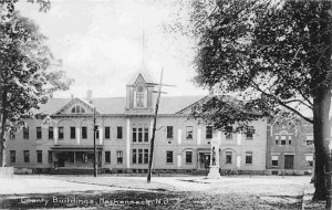 County Buildings Hackensack New Jersey 1905c postcard