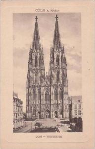 Germany Koeln Dom Westseite