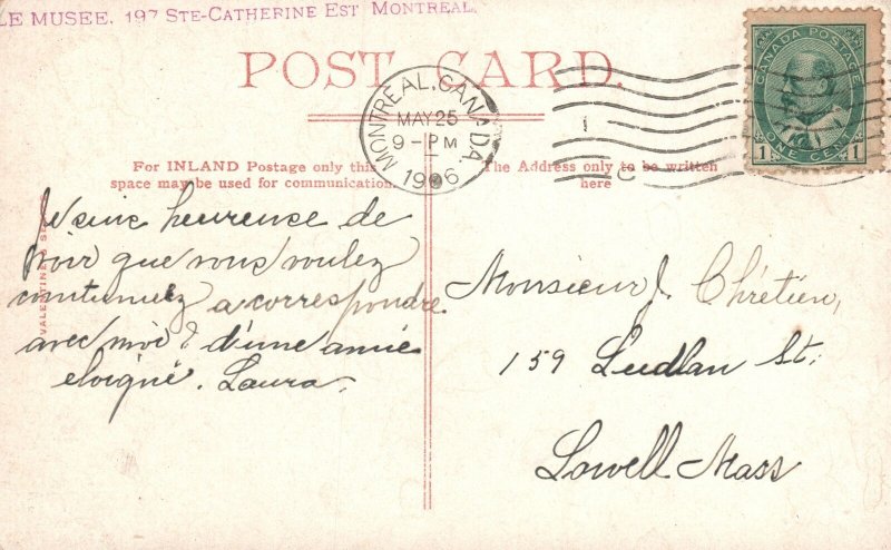 Vintage Postcard 1906 Lodore Falls Keswick United Kingdom