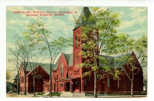 ME - Portland. Williston Church, Birthplace of Christian Endeavor Society