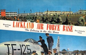 Vietnam War Era,Greetings from , Lackland AFB, San Antonio, TX, Old Postcard