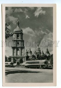 495049 1956 Ukraine Kyiv Kiev Sofia Museum trams Levchenko ed. 10000 Ukrfoto