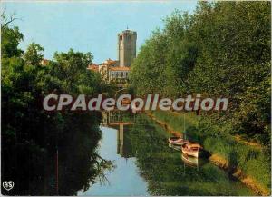 Postcard Modern Agde (Herault) Perspective Cathedrale