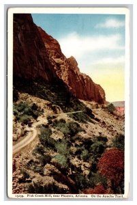 Fish Creek Hill Phoenix Arizona AZ  UNP WB Postcard S25