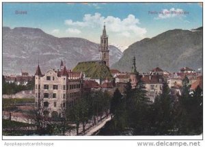 Italy Bolzano Bozen Partie an der Pfarrkirche