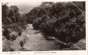 PC NEW ZEALAND, WATER OF LEITH, DUNEDIN, Vintage REAL PHOTO Postcard (b43879)