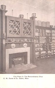 Fire Place in the Remembrance Shop - Salem, Massachusetts MA  