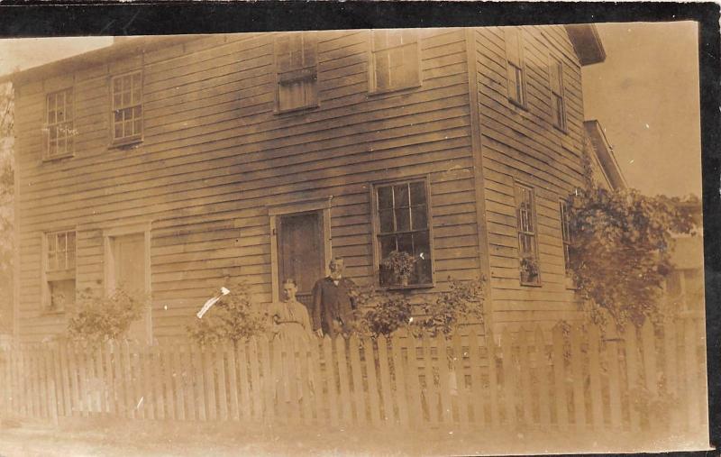 E32/ Dayton? Ohio Real Photo RPPC Postcard c1910 Hubert Smith Home