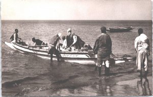 Senegal Dakar Depart Pour le Peche RPPC 09.53