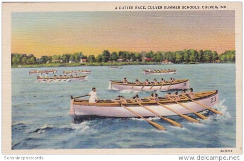Indiana Culver A Cutter Race Culver Summer Schools Curteich