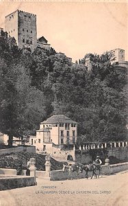 La Alhambra desde la Carrera del Darro Granada Spain Unused 
