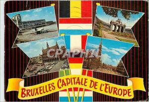 Postcard Modern Brussels Capital of Europe