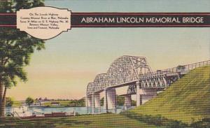 Abraham Lincoln Memorial Bridge Between Missouri Valley Iowa and Fremont Nebr...