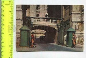 475340 1971 year Vatican Guardsman Arc of the Bells Old photo postcard