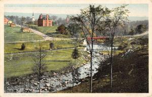 Dalton Massachusetts Scenic Birdseye View Antique Postcard K84799