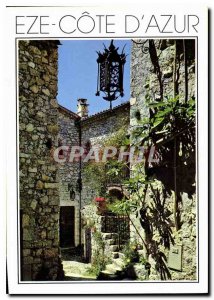 Modern Postcard Eze French Riviera Old picturesque street