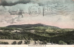 Vintage Postcard 1911 Monadnock Mountain Jaffrey & Dublin New Hampshire NH