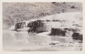 Yellowstone National Park Opal Spring Real Photo