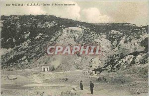 Old Postcard Pozzuoli Solfatara Crater di Vulcano semispento