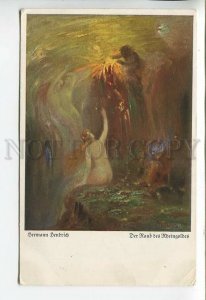 443979 WAGNER OPERA Hermann HENDRICH Rheingold MERMAID Vintage postcard
