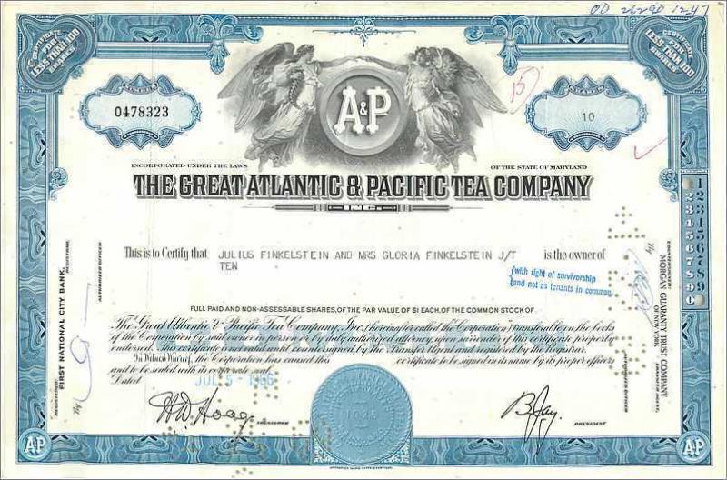 Coupon Share Action The Great Atlantic & Pacific Tea Company Ange Angel Femme