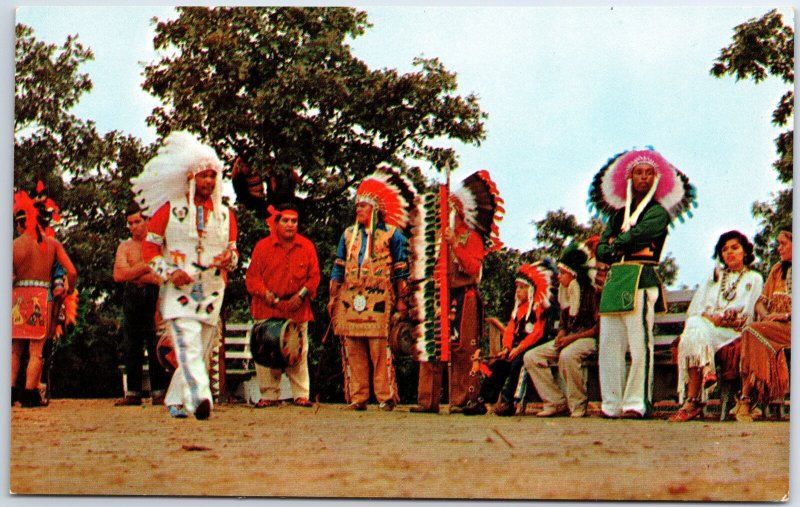 VINTAGE POSTCARD CHIEF THUNDER BIRD OF THE SHINNECOCK INDIANS ON LONG ISLAND NY