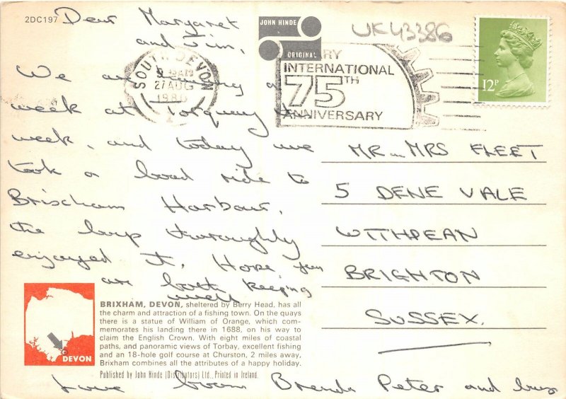 uk43386 the harbour brixham devon uk