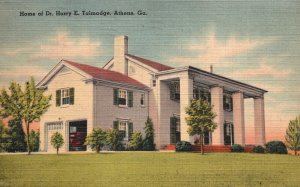 1942 Prospect Home Of Dr. Harry E. Talmadge Athens Georgia GA Posted Postcard