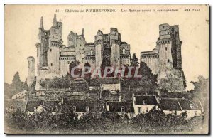 Old Postcard Chaetau Pierrefonds The ruins before the Restoration