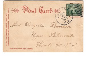 Winthrop Centre, Boston Harbor, Massachusetts, Used 1907 Cork Cancel