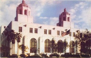 California Los Angeles Annex US Post Office Terminal Roberts Postcard 22-7020