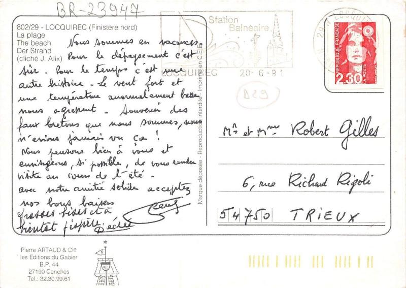 BR23947 Locquirec la plage   france