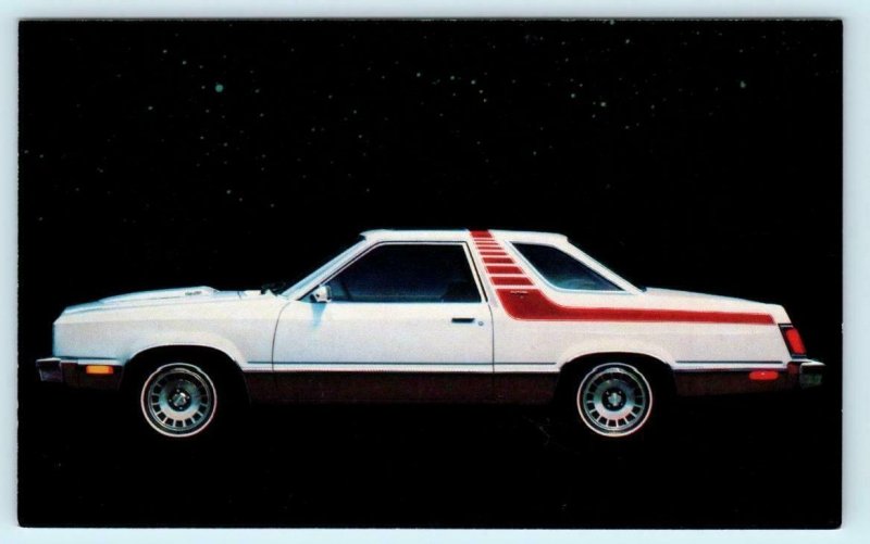 Car Advertising 1980 FORD FAIRMONT FUTURA ~ Automobile  Postcard 