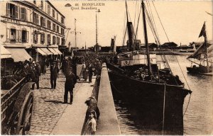 CPA HONFLEUR Quai Beaulieu (1258534)