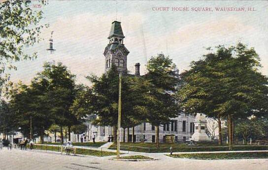 Illinois Waukegan Court House Square