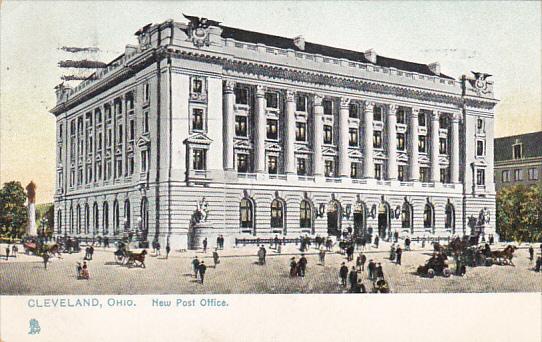 New Post Office Cleveland Ohio 1907 Tucks